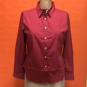 Talbots Long Sleeve Button Down Blouse